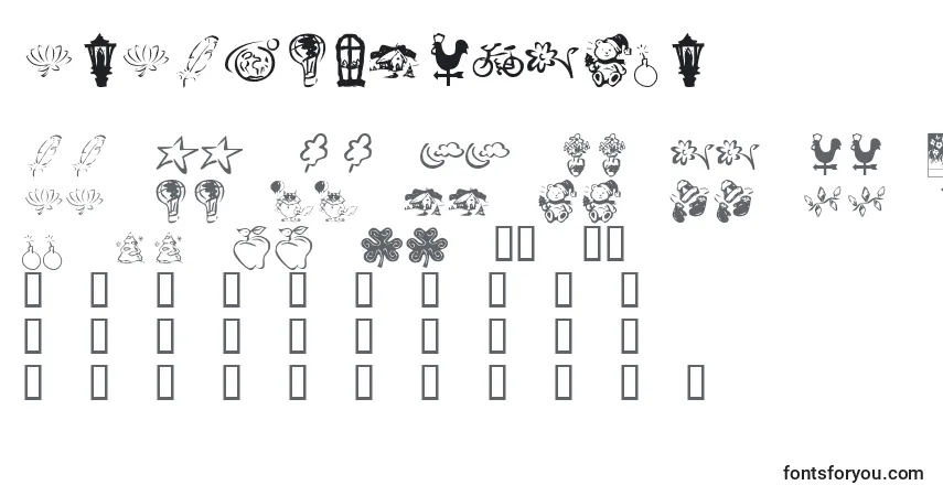 KrKatlingsFour Font – alphabet, numbers, special characters