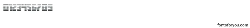 Intergalacticgrad Font – Fonts for Numbers and Digits