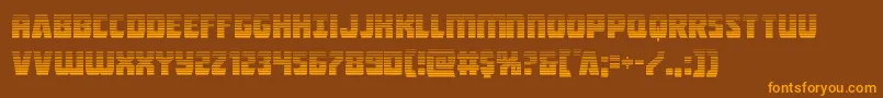 Saiba mais sobre a fonte Intergalacticgrad Fonte Intergalacticgrad – fontes laranjas em um fundo marrom
