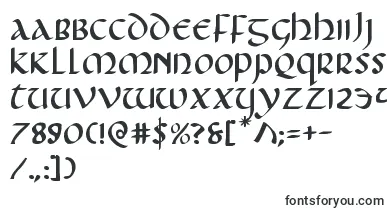 Foucault font – celtic Fonts