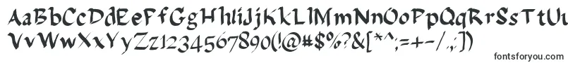 Delagarza-fontti – Alkavat D:lla olevat fontit