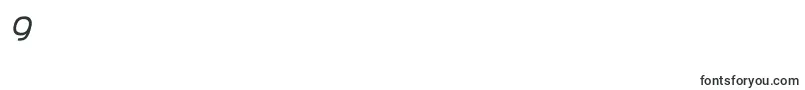 BabyMineplumpOblique Font – Fonts for Digit 9