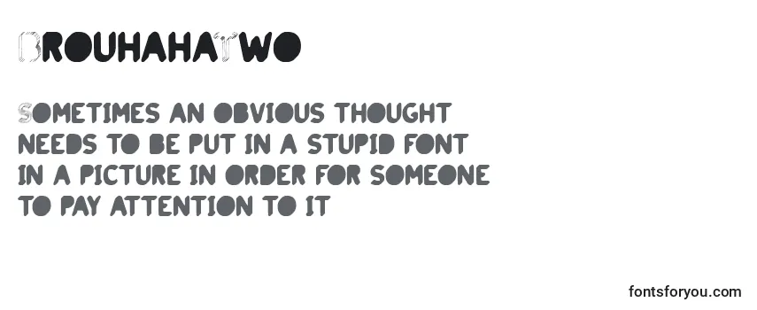 BrouhahaTwo Font