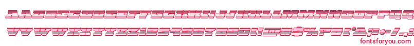 フォントChicagoexpresschromeital – 白い背景に赤い文字