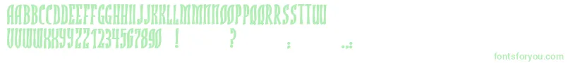 JmhRojoBold Font – Green Fonts on White Background