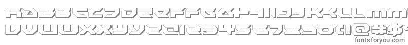 Royalsamurai3D-Schriftart – Graue Schriften