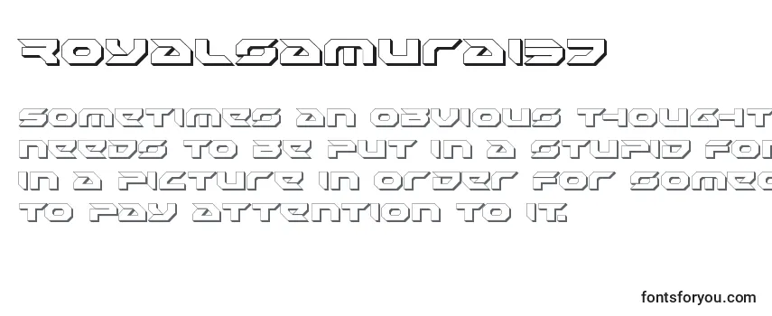 Royalsamurai3D Font