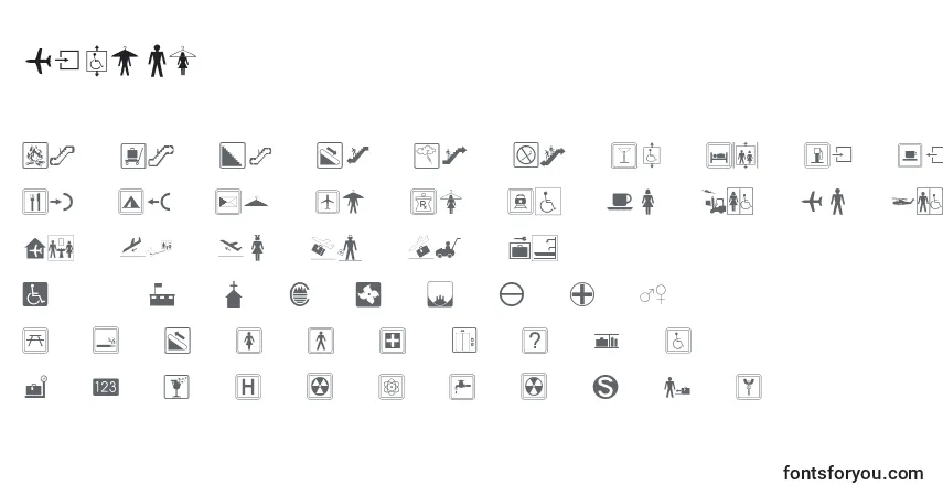 Шрифт Signso – алфавит, цифры, специальные символы