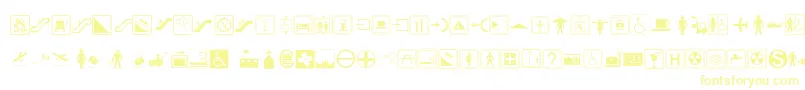 Signso Font – Yellow Fonts on White Background