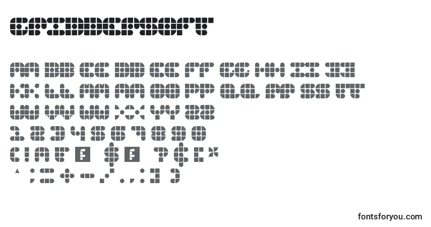 Шрифт GridderSoft – алфавит, цифры, специальные символы