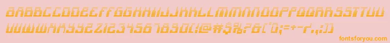 1968odysseygradital Font – Orange Fonts on Pink Background