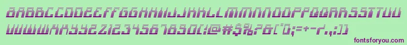 1968odysseygradital Font – Purple Fonts on Green Background