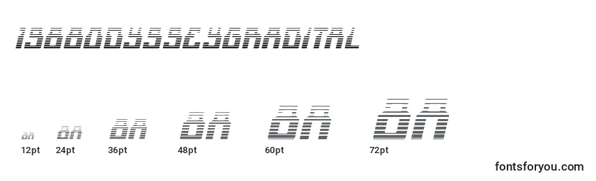 Размеры шрифта 1968odysseygradital