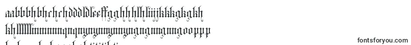 フォントAltgotisch – セソト文字