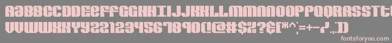 RevertBrk Font – Pink Fonts on Gray Background