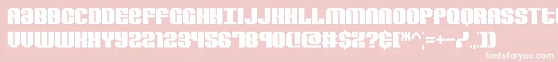 RevertBrk Font – White Fonts on Pink Background