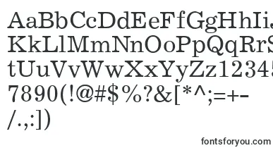ExemplaryRegular font – newspaper Fonts
