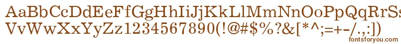 ExemplaryRegular Font – Brown Fonts
