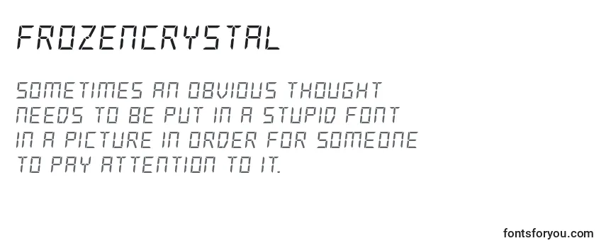 Frozencrystal-fontti