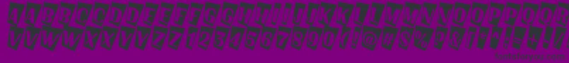 AAlbionictitulcmtw Font – Black Fonts on Purple Background