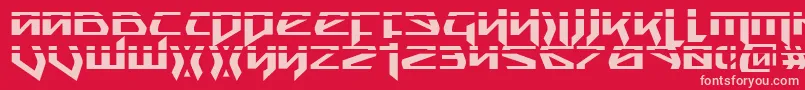 SnubfighterPhaser Font – Pink Fonts on Red Background