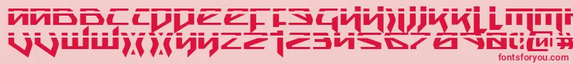 SnubfighterPhaser Font – Red Fonts on Pink Background