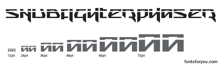 SnubfighterPhaser Font Sizes