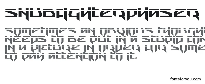 Review of the SnubfighterPhaser Font