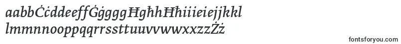 Шрифт GretatextproItalic – мальтийские шрифты