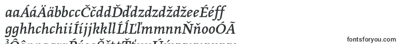 fuente GretatextproItalic – Fuentes eslovacas