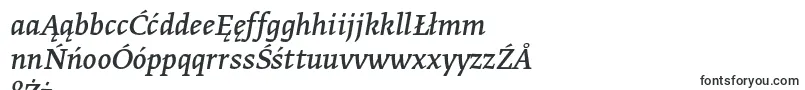Шрифт GretatextproItalic – польские шрифты