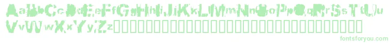 Bbqcowmo Font – Green Fonts on White Background