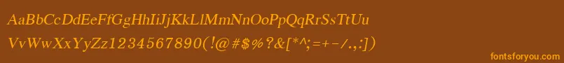 Шрифт EucrosiaupcРљСѓСЂСЃРёРІ – оранжевые шрифты на коричневом фоне