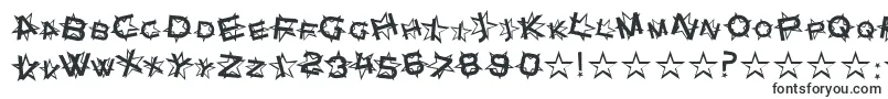 Star Dust-Schriftart – Pinselschriften
