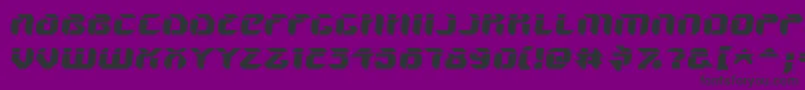 V5amsl-fontti – mustat fontit violetilla taustalla