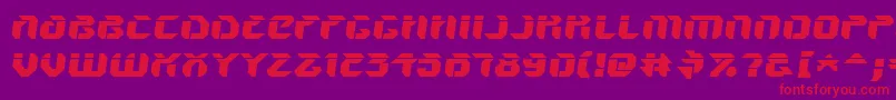 フォントV5amsl – 紫の背景に赤い文字