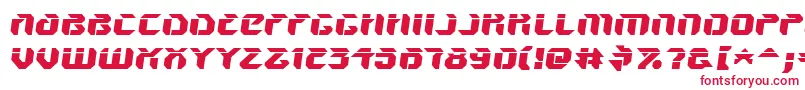 フォントV5amsl – 白い背景に赤い文字