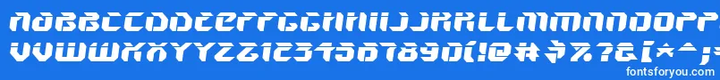 フォントV5amsl – 青い背景に白い文字