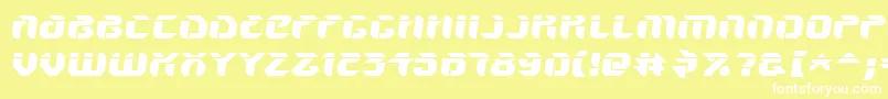 フォントV5amsl – 黄色い背景に白い文字