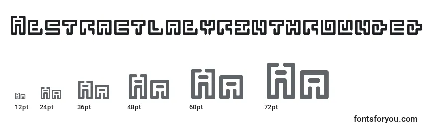Abstractlabyrinthrounded (108363) Font Sizes