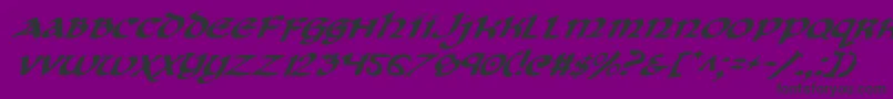 Cryv2i Font – Black Fonts on Purple Background