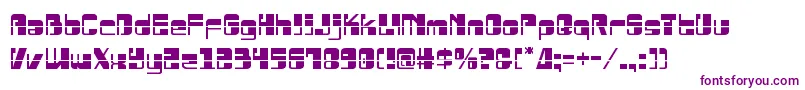 Drosselmeyerlaser Font – Purple Fonts on White Background