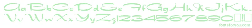 DragonwickRegular Font – Green Fonts on White Background