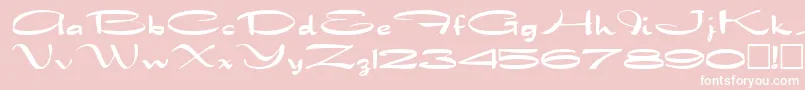 DragonwickRegular Font – White Fonts on Pink Background