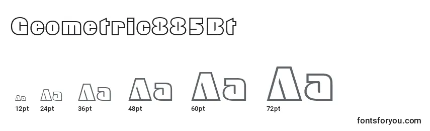 Geometric885Bt Font Sizes