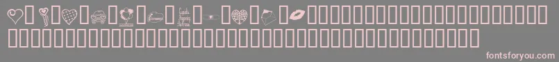 Más sobre la fuente KrValentineDings fuente KrValentineDings – Fuentes Rosadas Sobre Fondo Gris