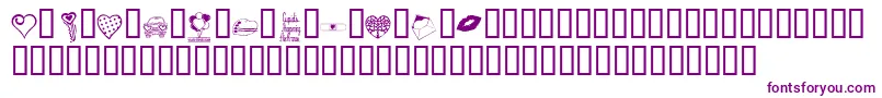KrValentineDings Font – Purple Fonts