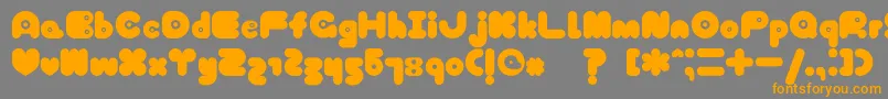 Más sobre la fuente TokyoHoneyChan fuente TokyoHoneyChan – Fuentes Naranjas Sobre Fondo Gris