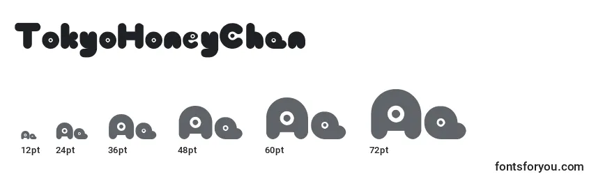 TokyoHoneyChan Font Sizes