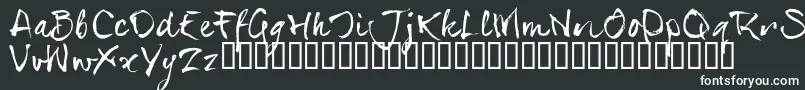 SerialsT Font – White Fonts on Black Background
